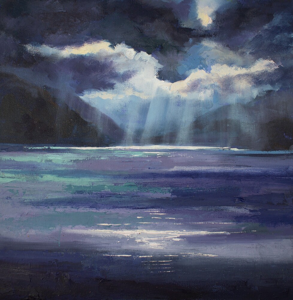 'Sunlight Through The Rain' by artist Cara McKinnon Crawford